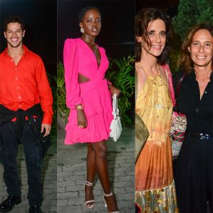 José Loreto, Clara Moneke, Mariana Lima, Andréa Beltrão e mais famosos se reúnem em festa de lançamento de <i>No Rancho Fundo</i>